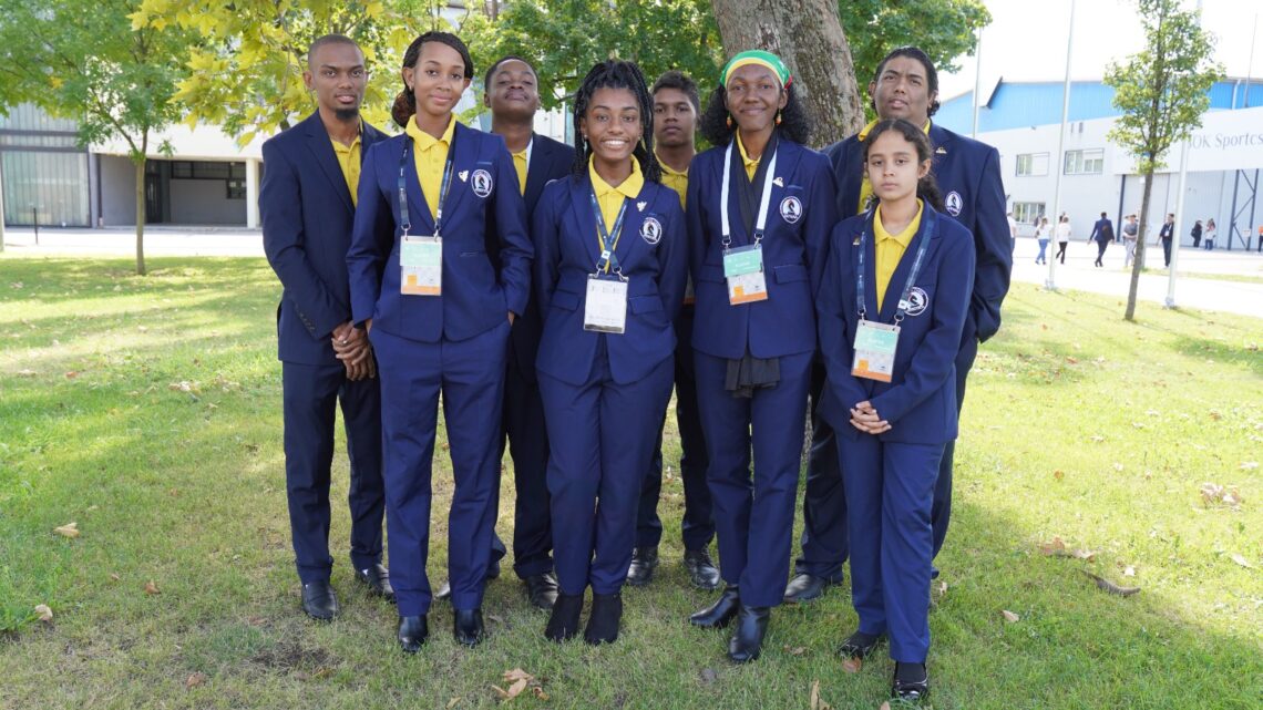 Guyana's team in Hungary