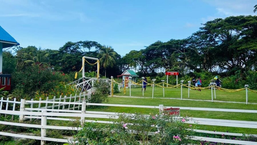 Yard of the fairy tale house. (Facebook photo)