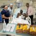 The patient and members of the Hospital team