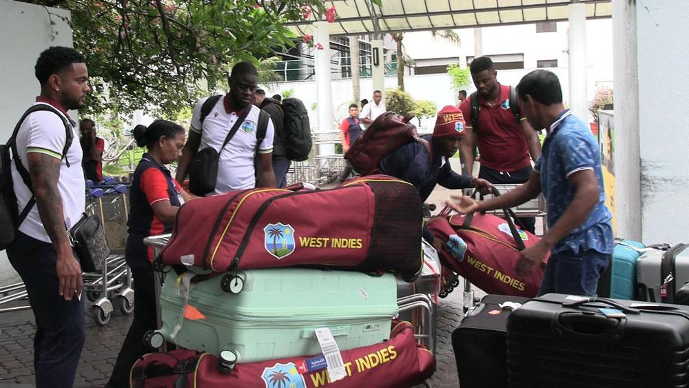 Members of the West Indies delegation. (Photo: Daily Mirror)