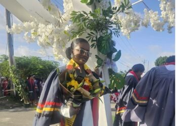 Tia Tappin at her graduation