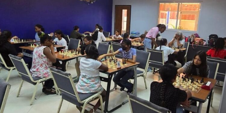 Participants of the Queenside Championship Title for Beginners and Unrated Players