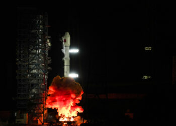 China launches third high-orbit internet services satellite from the Xichang Satellite Launch Center in Southwest China's Sichuan province on Thursday. [Photo/Xinhua]