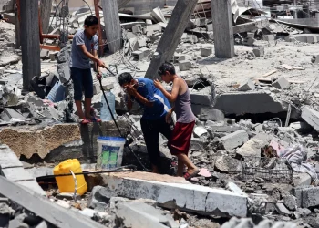 Al Maghazi refugee camp, Gaza Strip, October 19, 2024. REUTERS
