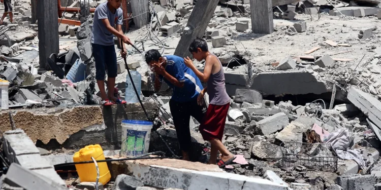 Al Maghazi refugee camp, Gaza Strip, October 19, 2024. REUTERS
