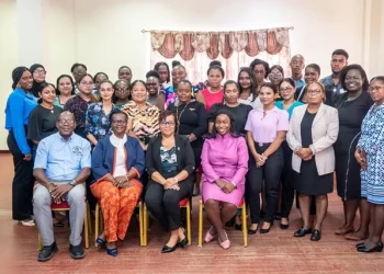 Participants at the restorative justice training session on Tuesday