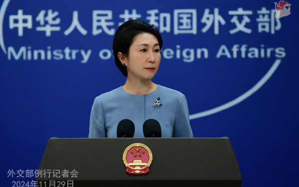 Chinese Foreign Ministry spokesperson Mao Ning