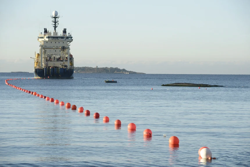 The C-Lion1 submarine telecommunications cable runs between Finland and Germany.Heikki Saukkomaa / AFP - Getty Images