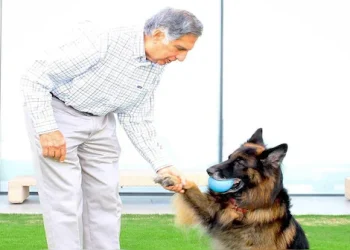 Ratan Tata with his dog Tito. In the past, Tata has spoken in length about how Tito was a kind soul. Image Courtesy: Ratan Tata/instagram
