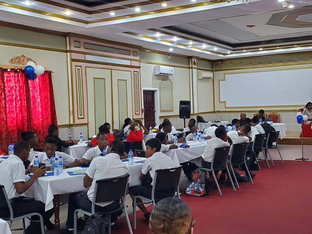 Participants at the European Union's Boys Conference, November 28, 2024