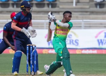 Alick Athanaze top scored for the Volcanoes with 77.
