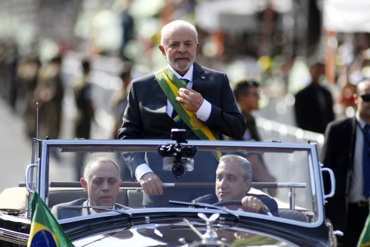 Luiz Inacio Lula da Silva at a parade in Brasilia, Brazil, on Sept. 7.Andressa Anholete / Getty Images file