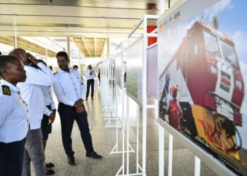 People visit the Photography Exhibition on Pragmatic China-Africa Cooperation under Belt and Road Initiative in Nairobi, Kenya, on March 22, 2024. [Photo/Xinhua]