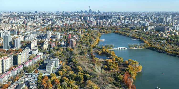 A view of the skyline of Beijing's Central Business District, November 21, 2024. /CFP