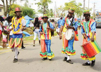 Masquerade band (Guyana Chronicle photo)