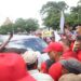 People's Progressive Party/Civic supporters disrupting the GMSA ceremony on 19th September 2019 because then President David Granger was delivering the featured address