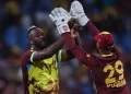 Batsman Nicholas Pooran and all-rounder Andre Russell