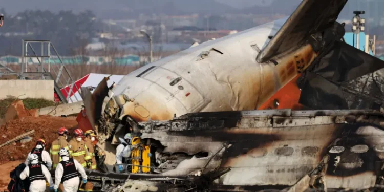 Two survivors were recovered from the plane's wreckage