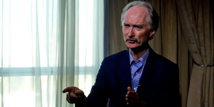 Geir Pedersen said the international community was ready to help and support Syria's new leadership