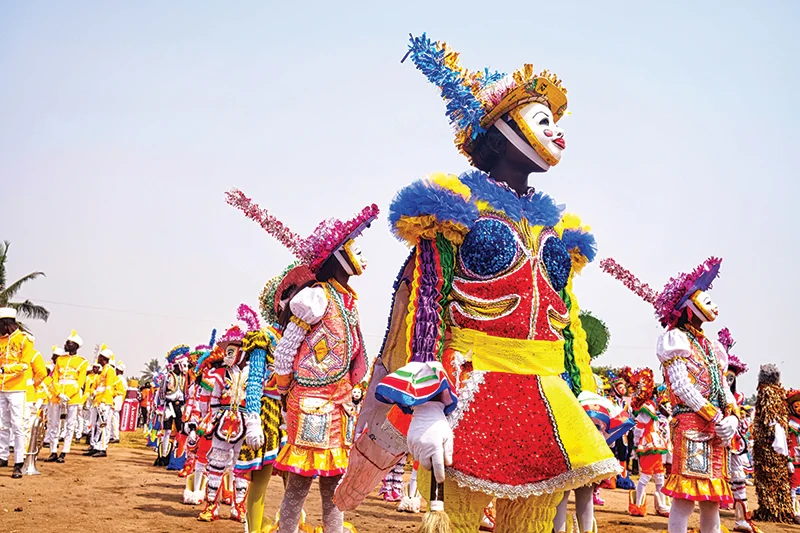 Ghana Fancy Dress parade (Photo by Rodney Quarcoo / Atlas Obscura.