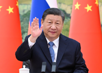 Chinese President Xi Jinping holds talks with Russian President Vladimir Putin via video link at the Great Hall of the People in Beijing, China, January 21, 2025. /Xinhua