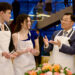 Xie Feng (right), Chinese ambassador to the United States, makes dumplings on Saturday with US young people during a Spring Festival gala for Chinese and American youths at the Chinese embassy. More than 500 students from both countries and members of the US education community attended the gala, which featured cultural performances and activities such as making sugar paintings, practicing calligraphy and wearing hanfu, a traditional Chinese garment. DENG XIANLAI / XINHUA