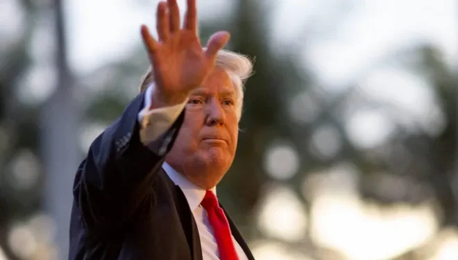President Donald J. Trump arrived at Trump International  Golf Club on Feb 3, 2019 Allen Eyestone/USA Today  NETWORK