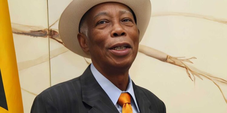 Former PNP Minister of Justice, Foreign Affairs and Former Attorney General A. J. Nicholson