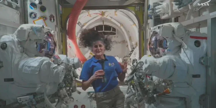 Needham native and astronaut Suni William said she can't remember how to walk after being stuck in space for almost seven months.