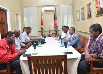 PNCR representatives present were Chairman Shurwayne Holder MP, General Secretary Sherwin C. Benjamin, and CEC members Ganesh Mahipaul MP and Sherwood Lowe. The GTUC delegation included President Norris Witter, General Secretary Lincoln Lewis, Treasurer John Tull, and Organising Secretary Eon Andrews.