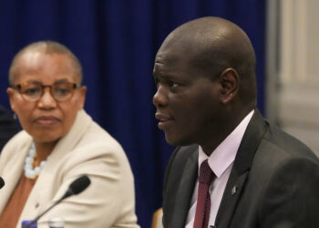 South African Minister of International Relations and Cooperation Ronald Lamola speaks during a meeting with US Secretary of State Antony Blinken at the Lotte Palace Hotel on September 26, 2024 in New York. BRYAN R. SMITH/Pool via REUTERS/File Photo Purchase Licensing Rights