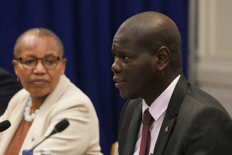 South African Minister of International Relations and Cooperation Ronald Lamola speaks during a meeting with US Secretary of State Antony Blinken at the Lotte Palace Hotel on September 26, 2024 in New York. BRYAN R. SMITH/Pool via REUTERS/File Photo Purchase Licensing Rights