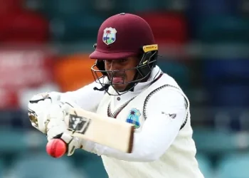 Guyana Harpy Eagles Test star Tagenarine Chanderpaul.