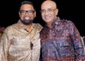 From left President Irfaan Ali and Vice President Bharrat Jagdeo (Ali's Facebook photo)