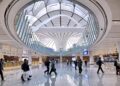 Foreign tourists go through customs at the Beijing Daxing International Airport in Beijing, capital of China, Dec. 27, 2024. (Xinhua/Ju Huanzong