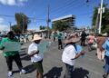 PNCR Opposition Protest in front of GECOM for Clean Voters List and Biometrics