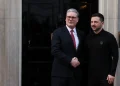 Starmer gave Zelensky a friendly welcome on Saturday. Temilade Adelaja/Reuters