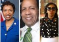 L-R U.S Congresswoman Yvette Clarke, Mark Benschop and Melissa "Melly Mel" Atwell