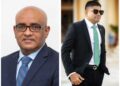 L-R Vice President Bharrat Jagdeo and Businessman Azruddin Mohammed