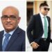 L-R Vice President Bharrat Jagdeo and Businessman Azruddin Mohammed