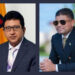 L-R Attorney General and Minister of Legal Affairs Anil Nandlall, WIN Leader Azruddin Mohamed