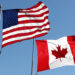 USA and Canadian flag (Google photo)