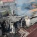 The ravishes from the fire at Critchlow Labour College, on March 22, 2025