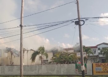 Fire at Critchlow Labour College/Guyana Trades Union Congress