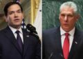 US Secretary of State Marco Rubio and Cuban President Miguel Díaz-Canel