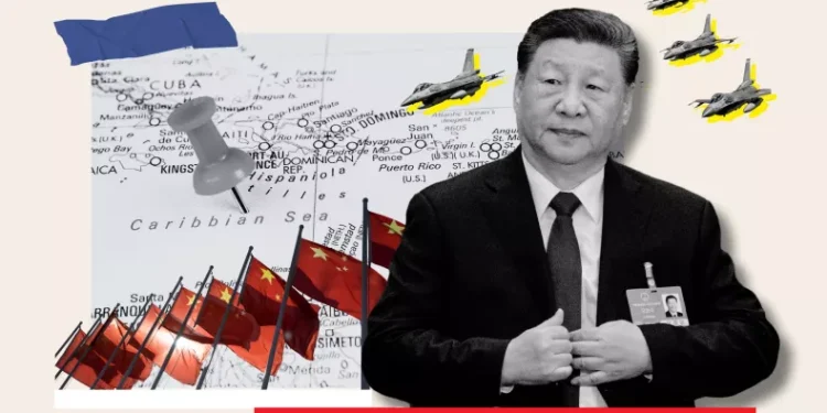 US Warned Of Caribbean Becoming 'Chinese Lake' Photo-illustration by Newsweek/Getty