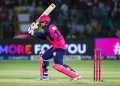 Rajasthan Royals' Vaibhav Suryavanshi during a cricket match against Lucknow Super Giants in Jaipur, India, on Saturday.Surjeet Yadav / AP