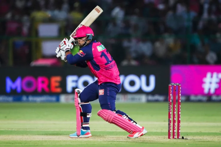 Rajasthan Royals' Vaibhav Suryavanshi during a cricket match against Lucknow Super Giants in Jaipur, India, on Saturday.Surjeet Yadav / AP
