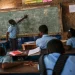 Students attend a French writing class at the Wesleyenne Regard Divin co-ed primary and middle school in Port-au-Prince, Haiti, Thursday, Oct. 28, 2021. (AP Photo/Matias Delacroix, File