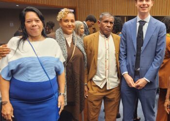 Joseline Thielman- Phenice Frans Piar-James Finies- Niels Neervoort, Policy Officer Permanent Mission of the Netherlands
